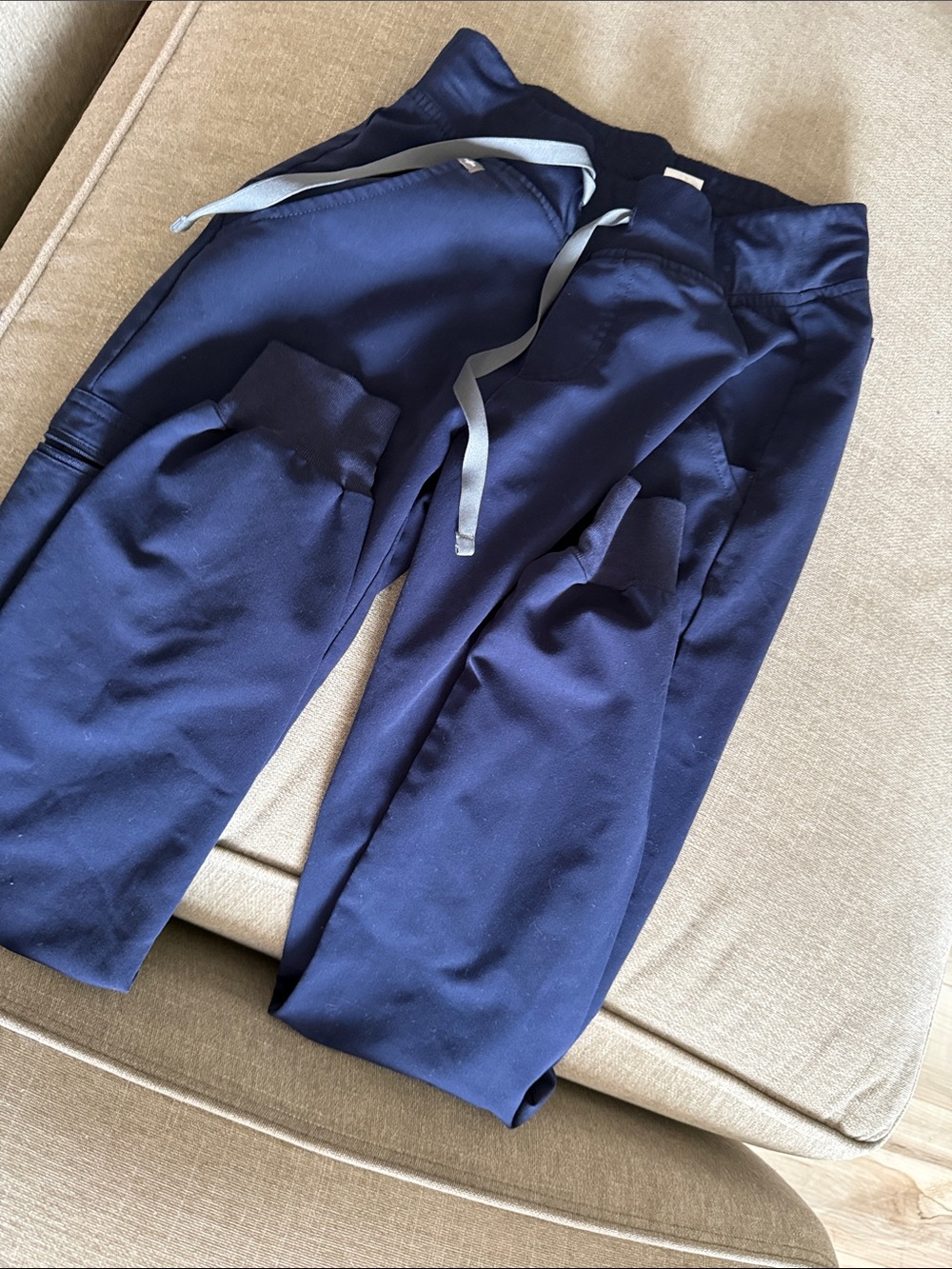 FIGS Technical Collection Navy Blue Jogger Scrub Pants - XXS Tall (XXS/T)
